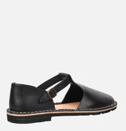 Artisanal sandal shoe 10/12 Black