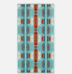 Bath Towel Chief Joseph Aqua