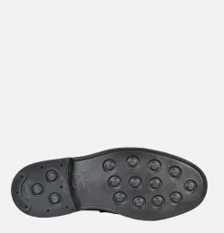 Black Leather Pull Up Penny