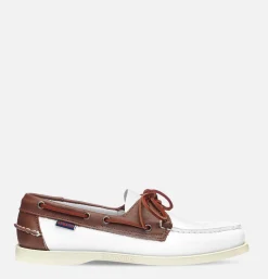 Chaussures Docksides Portland White brown