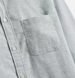 Chemise Brushed Oxford Green