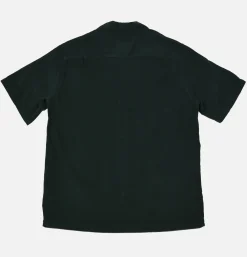 Chemise Cord Camp Collar Green