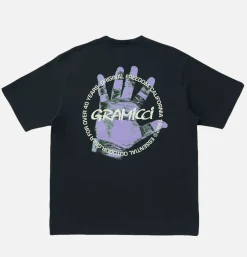 Climbers Hand Tee Vintage Noir