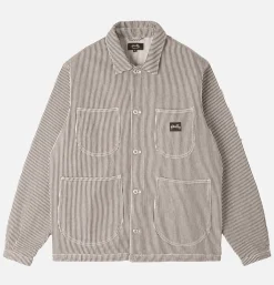 Coverall Jacket Hickory Black