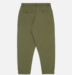 Double Pleat Pant Light Olive