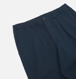 Double Pleat Pant Navy