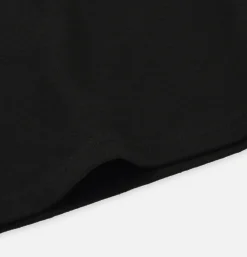 Double Rib Oversized Tee Black