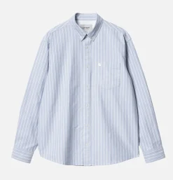 Dowlen Stripe Shirt Bleach White