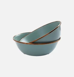 Enamel Bowl Set X 2 Mint