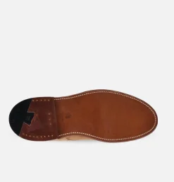 29332F - Plain Toe Blucher Suede Tan