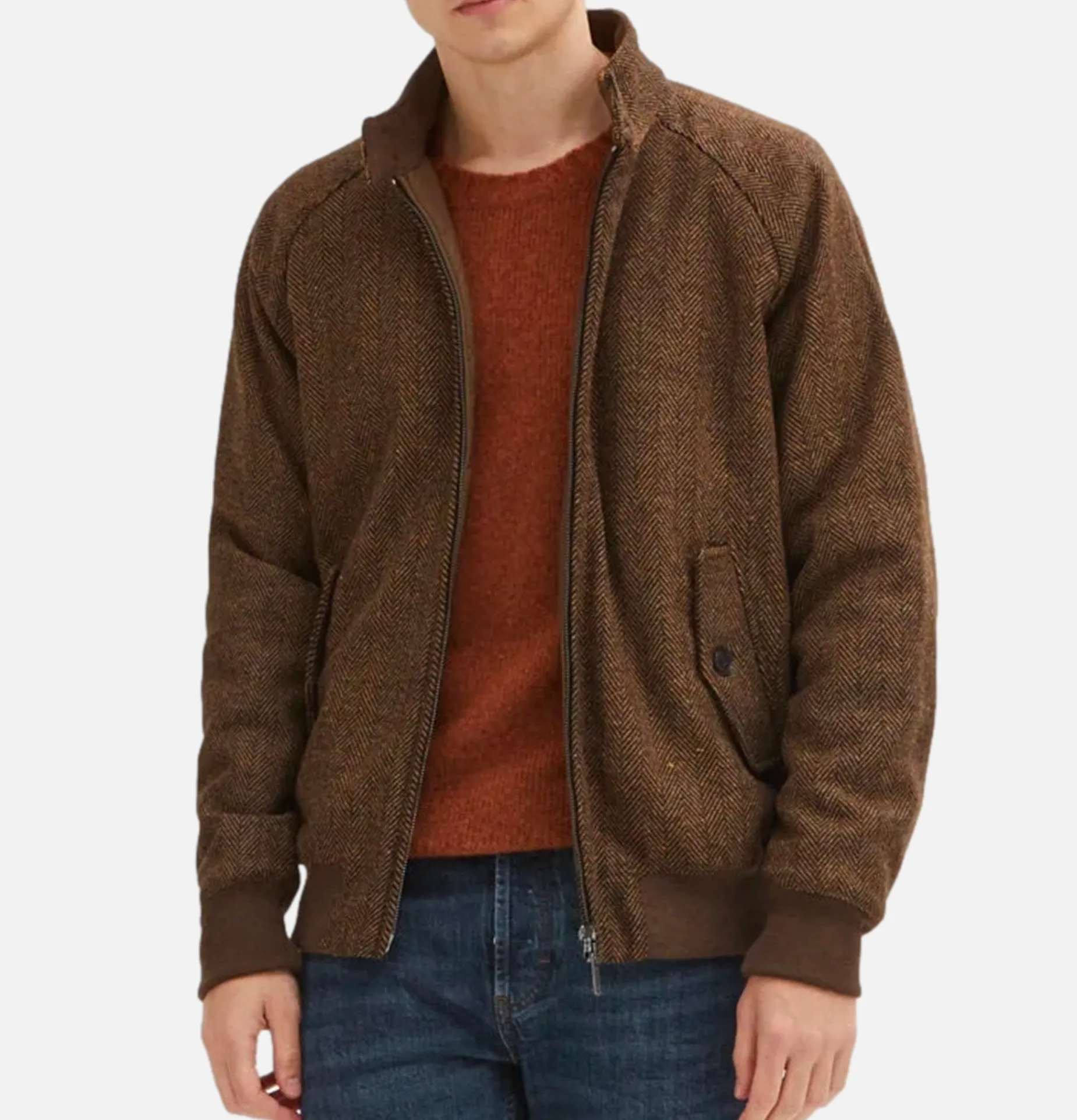 G9 Herringbone Wool Bark