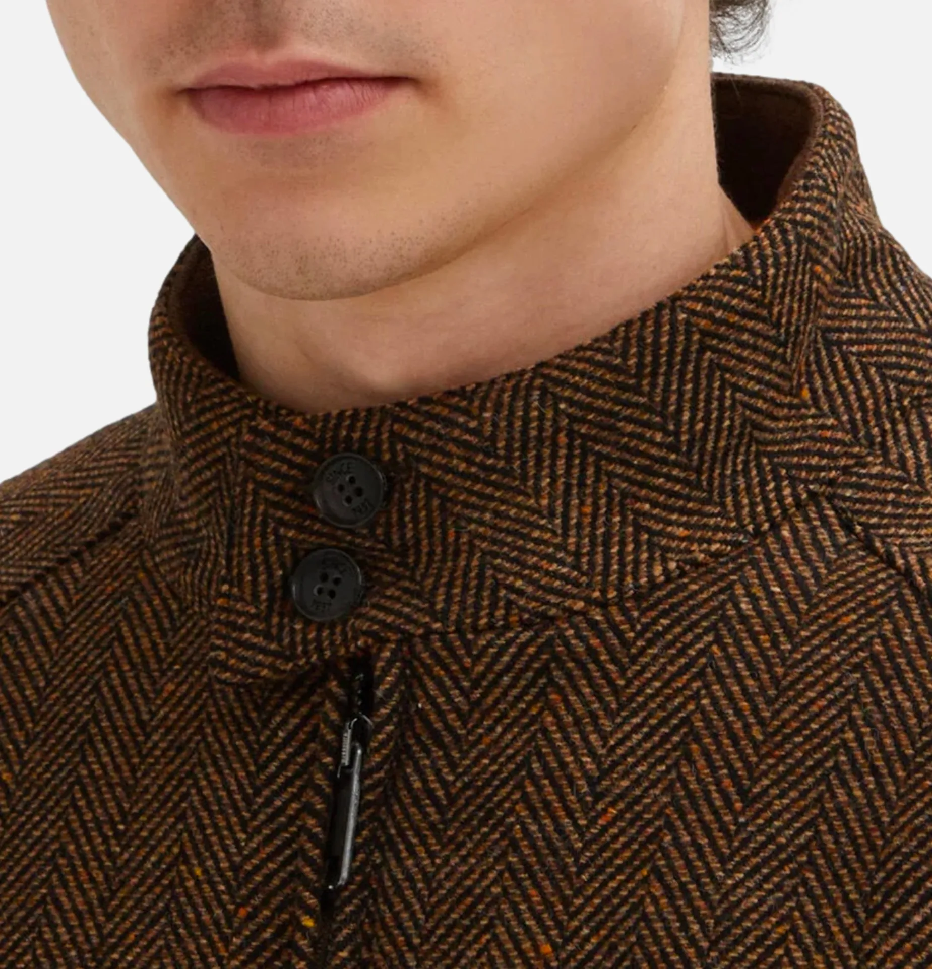 G9 Herringbone Wool Bark