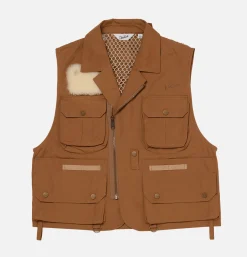 Gilet de pêche classique Beige