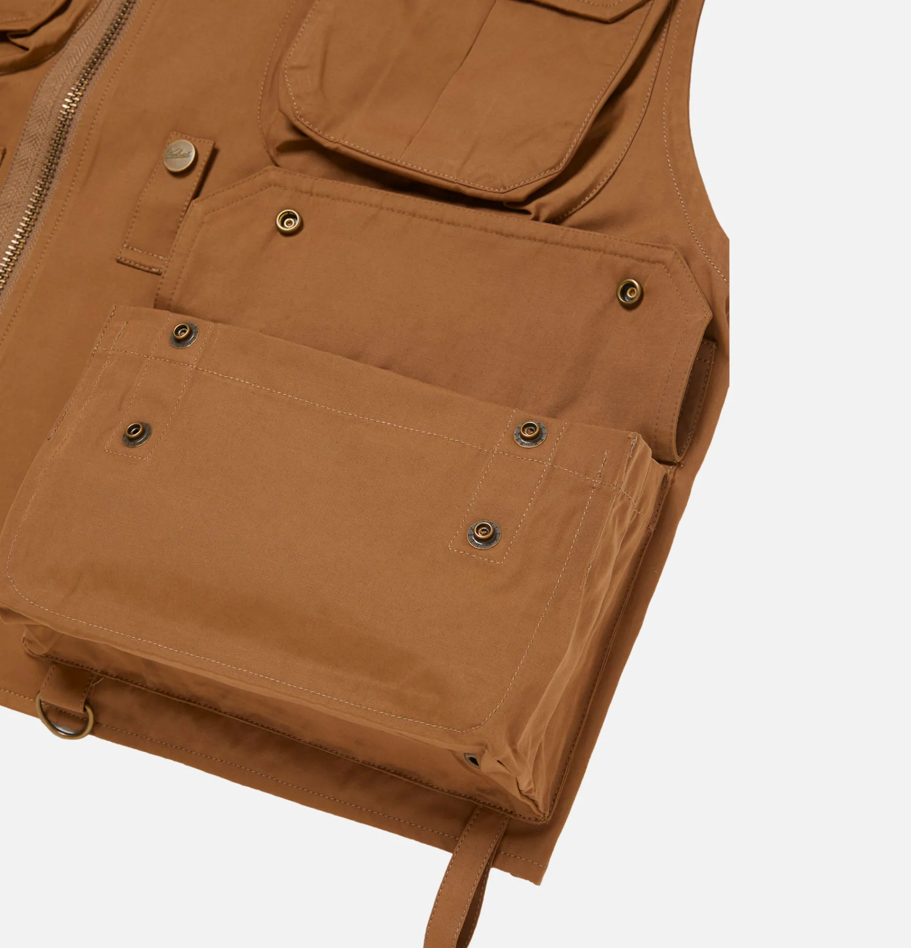 Gilet de pêche classique Beige
