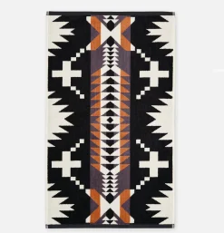 Hand Towel Spider Rock Black