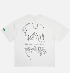 Hauntology Tee Vintage White