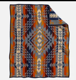 Jacquard Napped Throw Grey