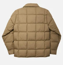 Lightweight Down Jac Shirt Tan
