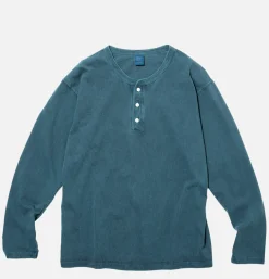 Ls Henley Tee Slate