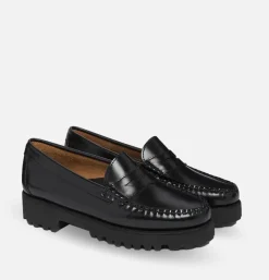 Mocassin Femme Gh Bass Larson Black Gh Bass