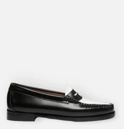 Mocassin Weejuns Black & White Leather