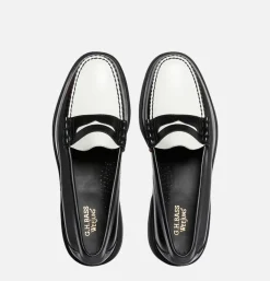 Moccassin Weejun Step Larson Black White