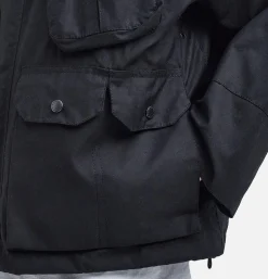 Modified Dryfly Wax Jacket Noir