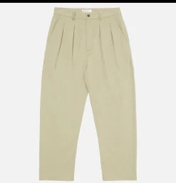 Pantalon Double Pleated Stone