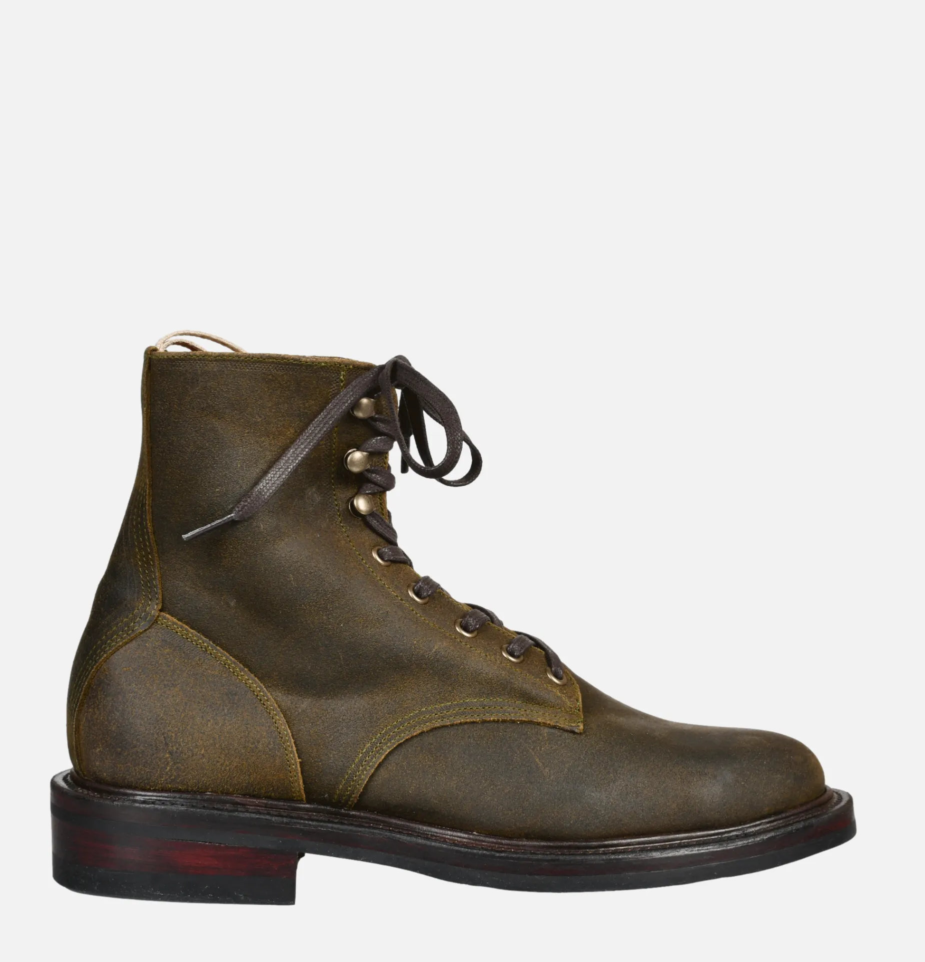 Plain Toe Db Hunter Waxed Olive