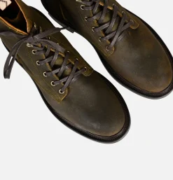 Plain Toe Db Hunter Waxed Olive