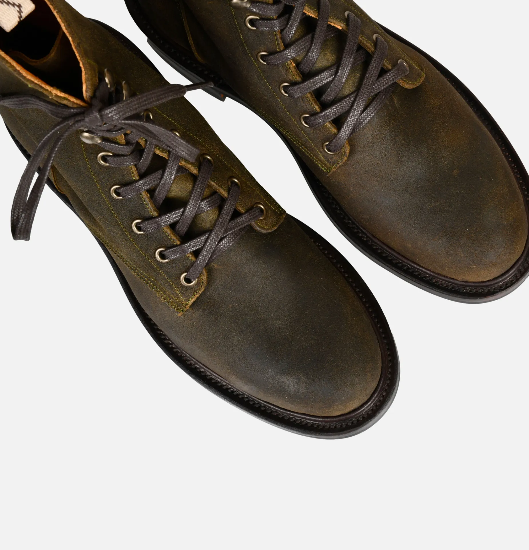 Plain Toe Db Hunter Waxed Olive