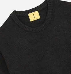 Pull Youri Col Rond Anthracite