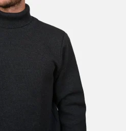 Pull Youri Col Roule Charcoal