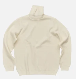 Pull Youri Col Roule Ecru