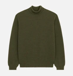 Pull Youri Col Roule Khaki