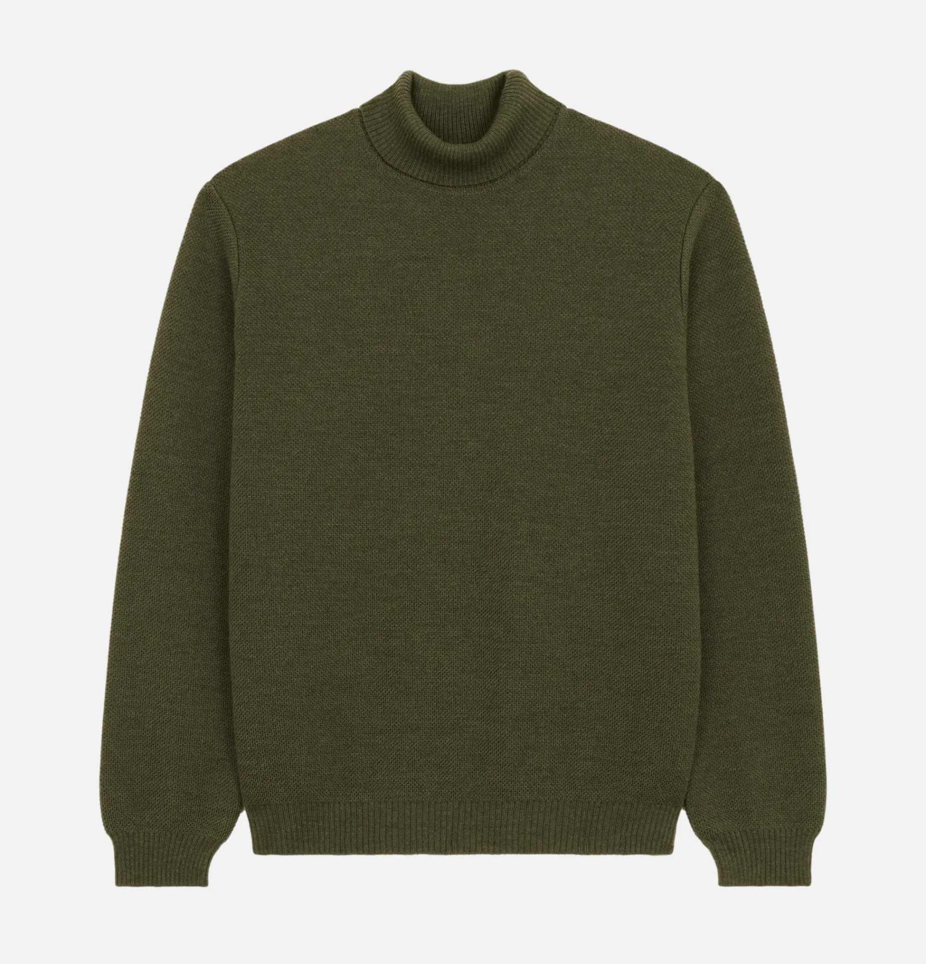 Pull Youri Col Roule Khaki