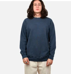 Raglan Crew Sweat P-navy