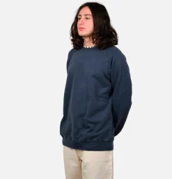 Raglan Crew Sweat P-navy