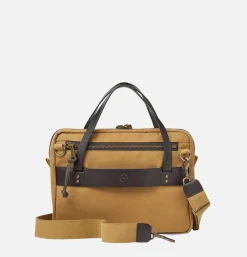 Rugged Compact Briefcase Tan