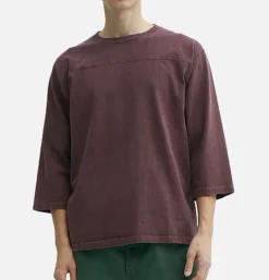 80s Football Tee Bordeaux
