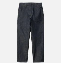 Single Knee Pant Blue Rigid