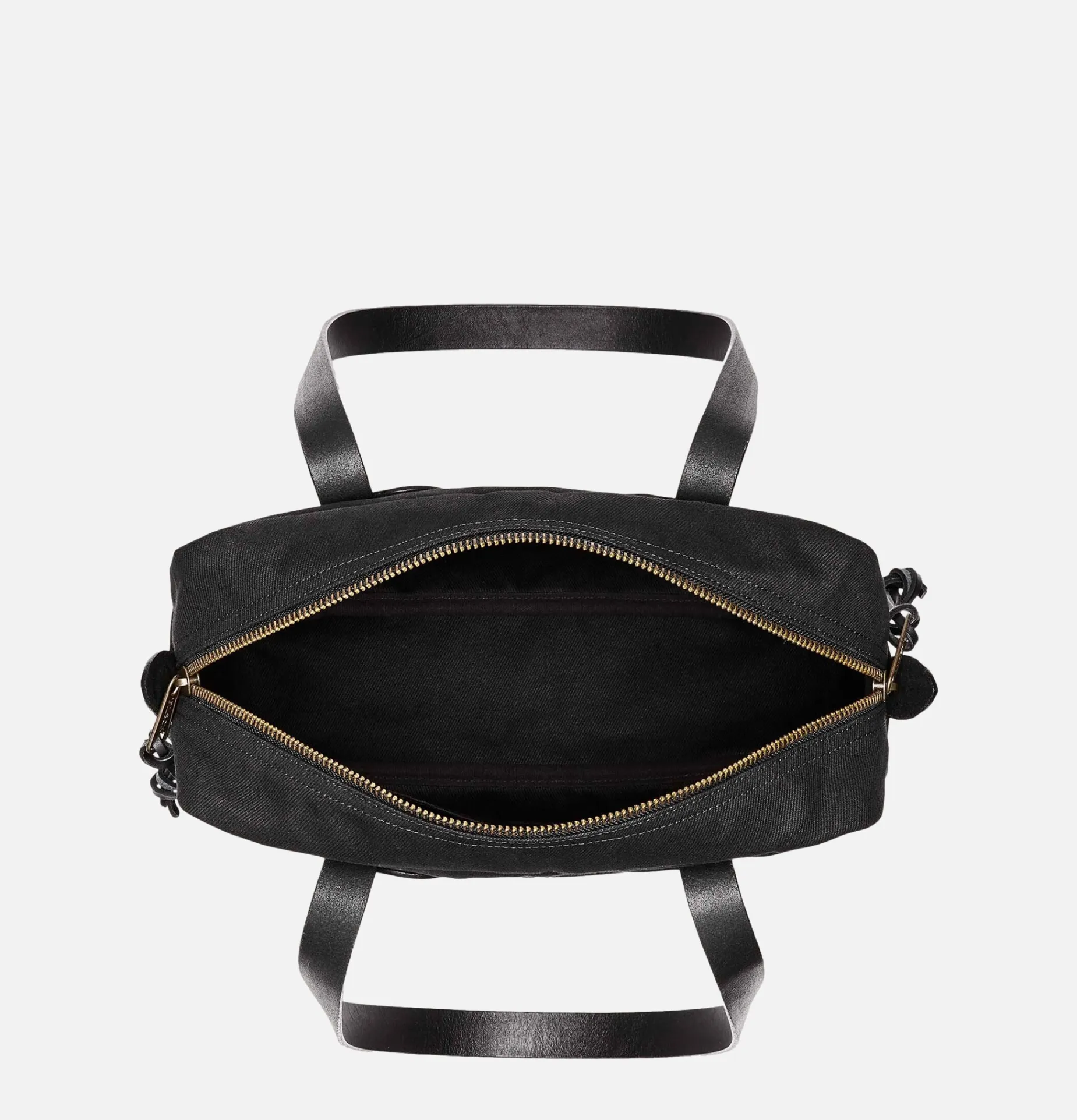 Small Zipper Tote Black