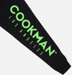 Tee Shirt Long Sleeve Pizza Noir
