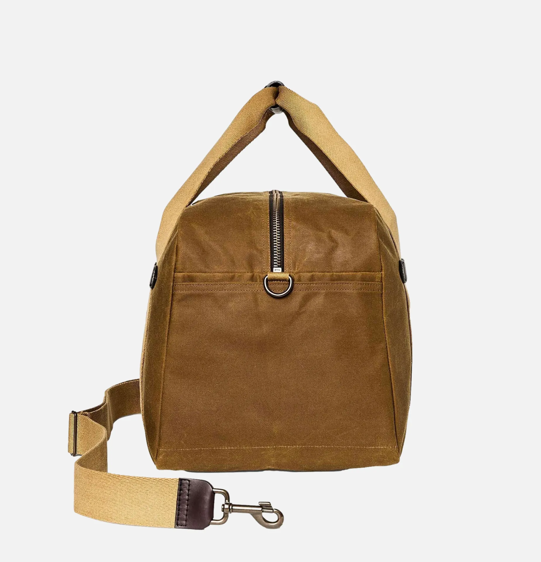 Tin Cloth Medium Duffle Bag Dark Tan