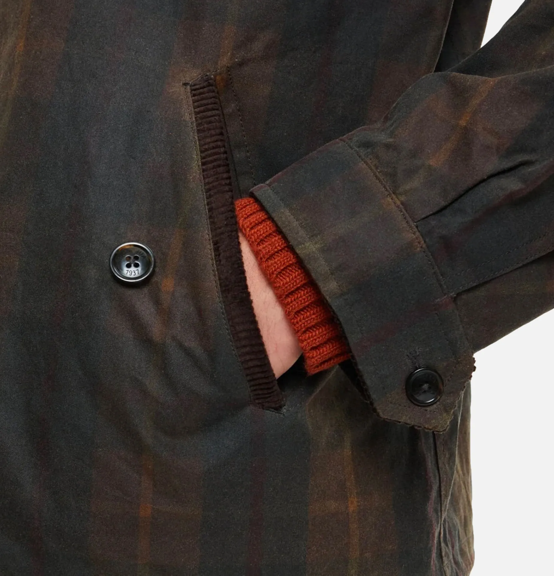 Wax Pattern G4 Brown Check