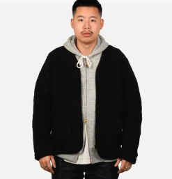Zip Up Vee Cardigan Mole