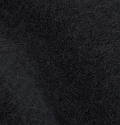 Zip Waistcoat Wool Black